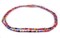 TheBeadChest Small Christmas Beads Rainbow Medley 3mm Ghana African Multicolor Seed Glass 40 Inch Strand Handmade